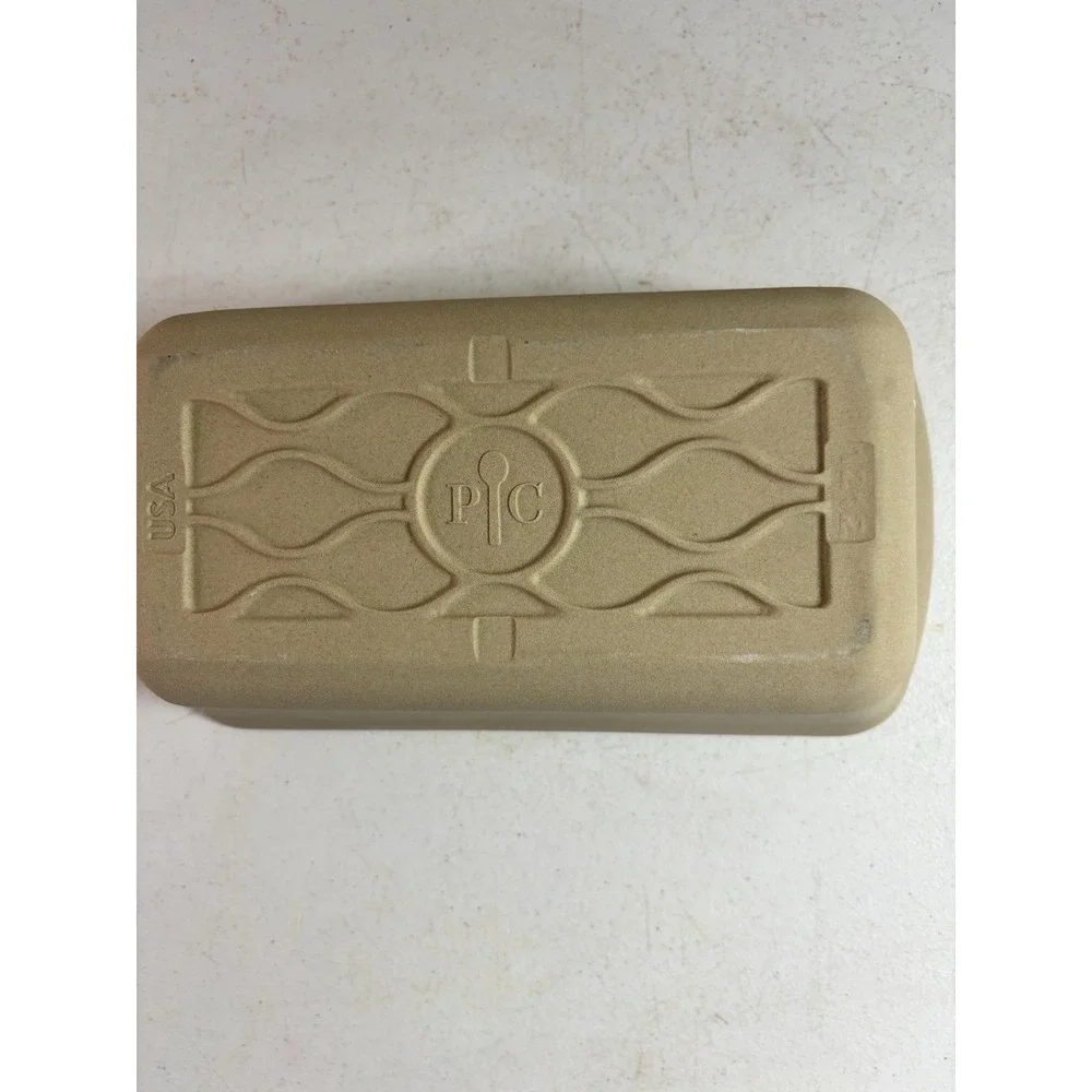 Pampered Chef Stoneware STONE LOAF PAN Unglazed Oven/Broil/Micro NWOT